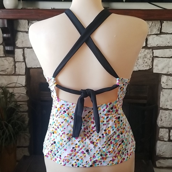 NWT Tankini Top White and color - Picture 4 of 10